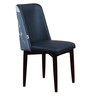 Emil Fabric Dining Chair In Blue Colour