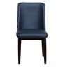 Emil Fabric Dining Chair In Blue Colour
