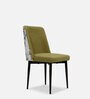 Emil Fabric Dining Chair in Light Green Colour