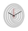 Emilia Engineered Wood White Wall Clock