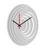 Emilia Engineered Wood White Wall Clock