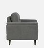 Emilia Fabric 1 Seater Sofa In Dark Grey Colour