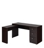 Emily Office Desk In Dark Brown Colour