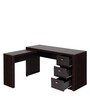 Emily Office Desk In Dark Brown Colour