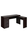 Emily Office Desk In Dark Brown Colour