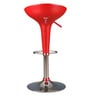 Emily Bar Stool (Set of 2) in Red Colour