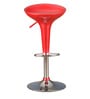 Emily Bar Stool (Set of 2) in Red Colour