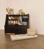 Emily Wooden Bottle & Cutlery Holder