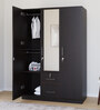 Emirates 3 Door Wardrobe in Wenge Colour