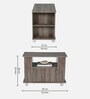 Emiyo TV Console for TVs up to 32" in Sonoma Oak Finish