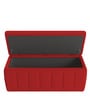 Emma 2 Seater Bench with Storage in Red Colour