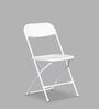 Emma Folding Chair in White Color