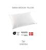 Emma Medium Duck Down Pillow 27x19 Inches for Back and Comination Sleepers