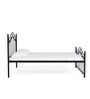 Emma Metal Queen Size Bed in Black Finish