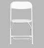 Emma Folding Chair in White Color