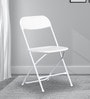 Emma Folding Chair in White Color