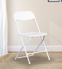Emma Folding Chair in White Color