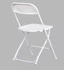 Emma Folding Chair in White Color