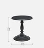 Emma Solid Wood End Table In Multi Finish, (Set Of 4)