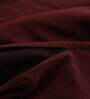 Red Solid 100% Cotton Double Bed Duvet Cover With 2 Pillow Covers