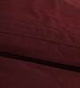 Red Solid 100% Cotton Double Bed Duvet Cover With 2 Pillow Covers
