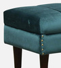 Emmy Upholstered Bench In Teal Colour