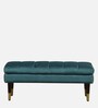 Emmy Upholstered Bench In Teal Colour