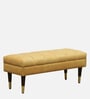 Emmy Upholstered Bench In Yellow Colour