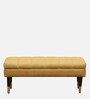 Emmy Upholstered Bench In Yellow Colour