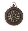 Emperor Brown Metal Wall Clock