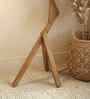 Emphasis Wooden Floor Lamp with Jute Shade & Brown Base