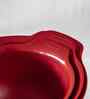 (Set Of 3) Empire Red Polypropylene Mixing Bowls