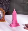Empire State Building Pink Resin Monument