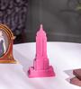 Empire State Building Pink Resin Monument