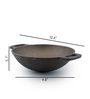 Empress Non-Stick Cast Iron Super Smooth Kadhai