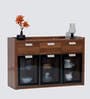 Empyrean Cabinet In Camel Brown & Black Finish