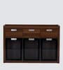 Empyrean Cabinet In Camel Brown & Black Finish