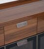 Empyrean Cabinet In Camel Brown & Black Finish