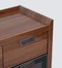 Empyrean Cabinet In Camel Brown & Black Finish