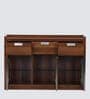 Empyrean Cabinet In Camel Brown & Black Finish