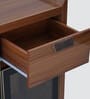 Empyrean Cabinet In Camel Brown & Black Finish
