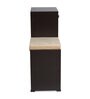 Emrys Shoe Rack with Seating in Wenge Finish