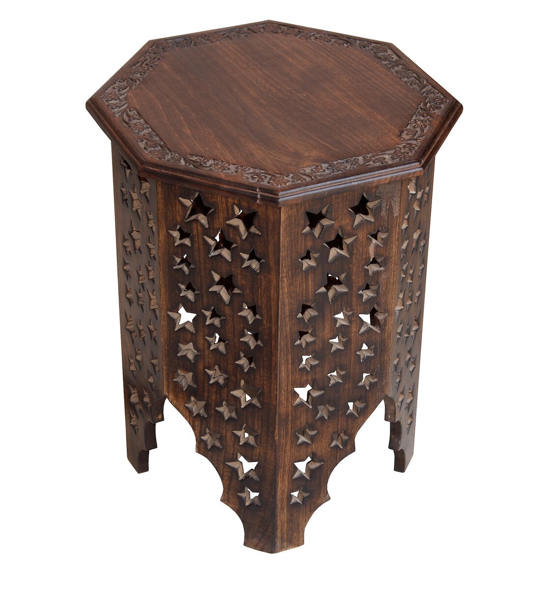 Buy End Table in Antique Brown Colour by The Urban Store Online