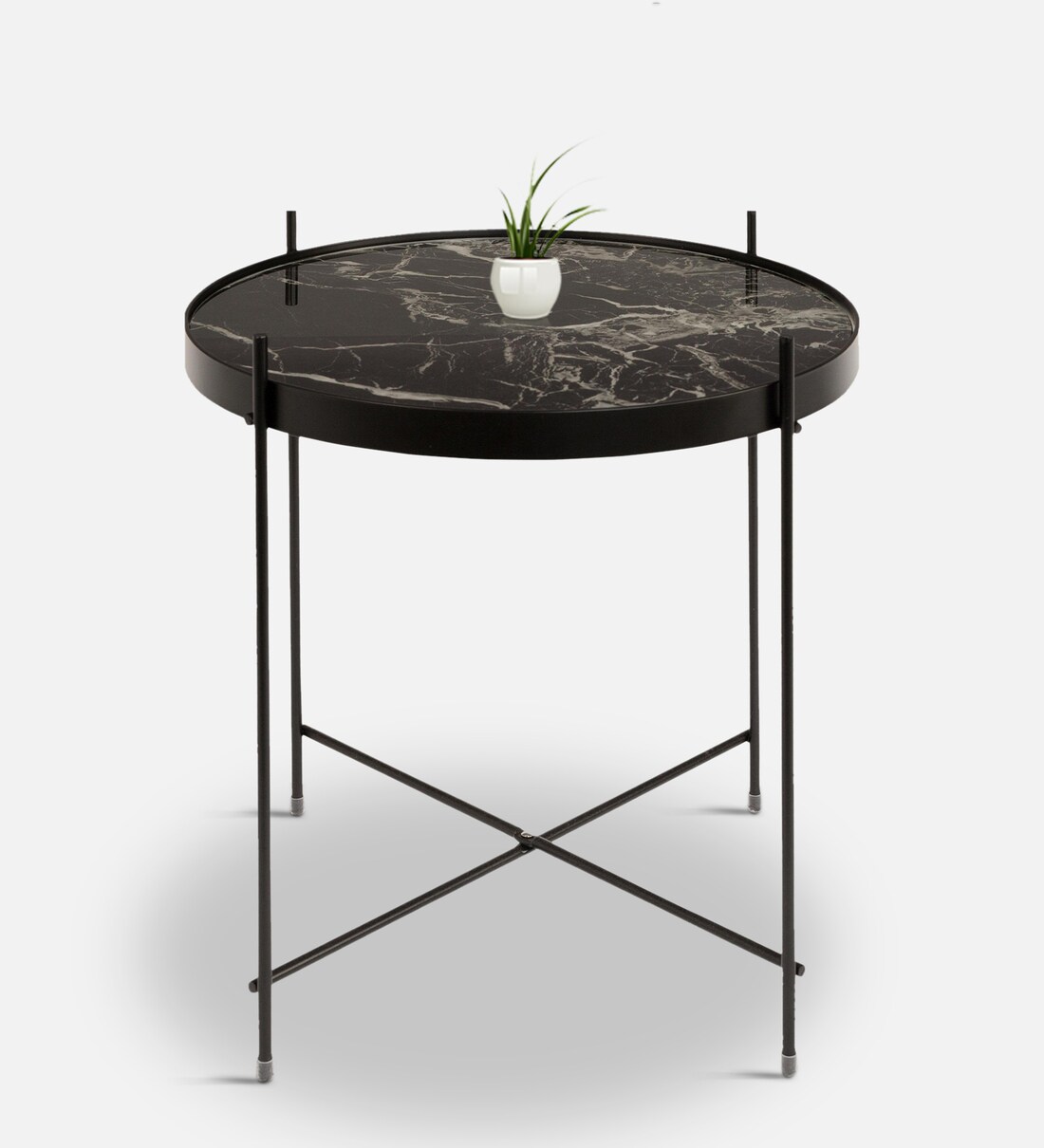 Buy Ginko End Table in Black Finish Online Contemporary End Tables