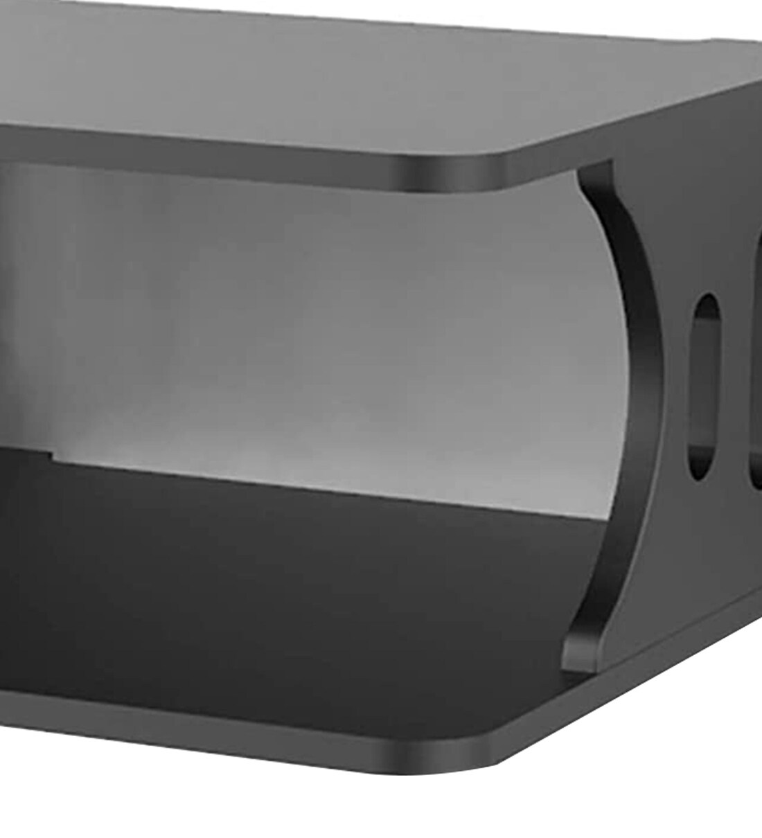 Buy Engineered Wood Set Up Box in Black Colour by Wood Decor City