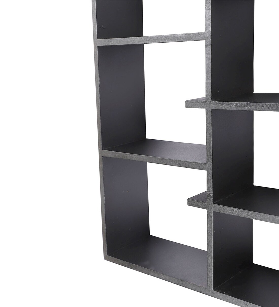 Buy Engineered Wood Wall Shelf in Black Colour by Home Sparkle Online Modern Wall Shelves