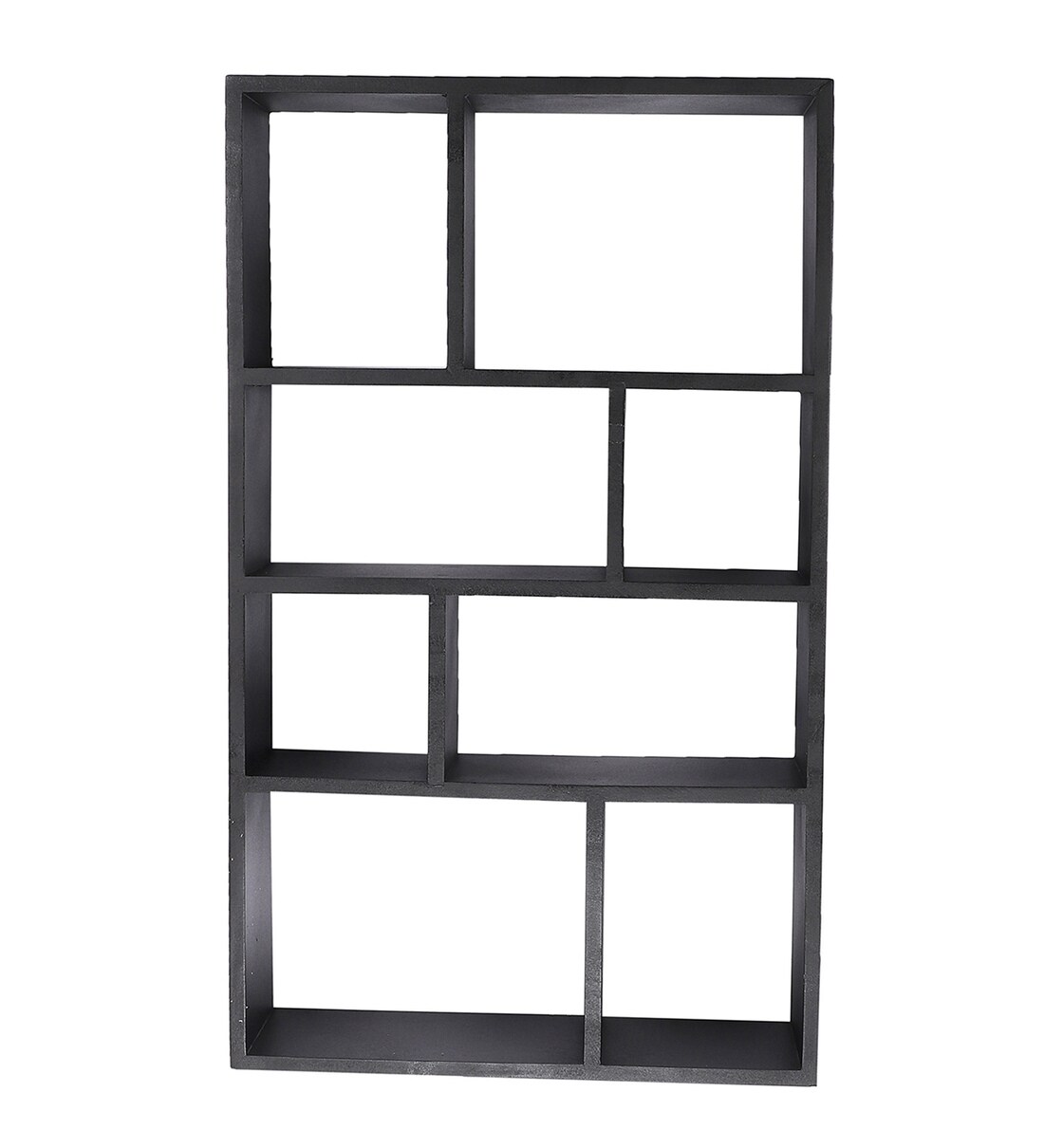 Buy Engineered Wood Wall Shelf in Black Colour by Home Sparkle Online Modern Wall Shelves
