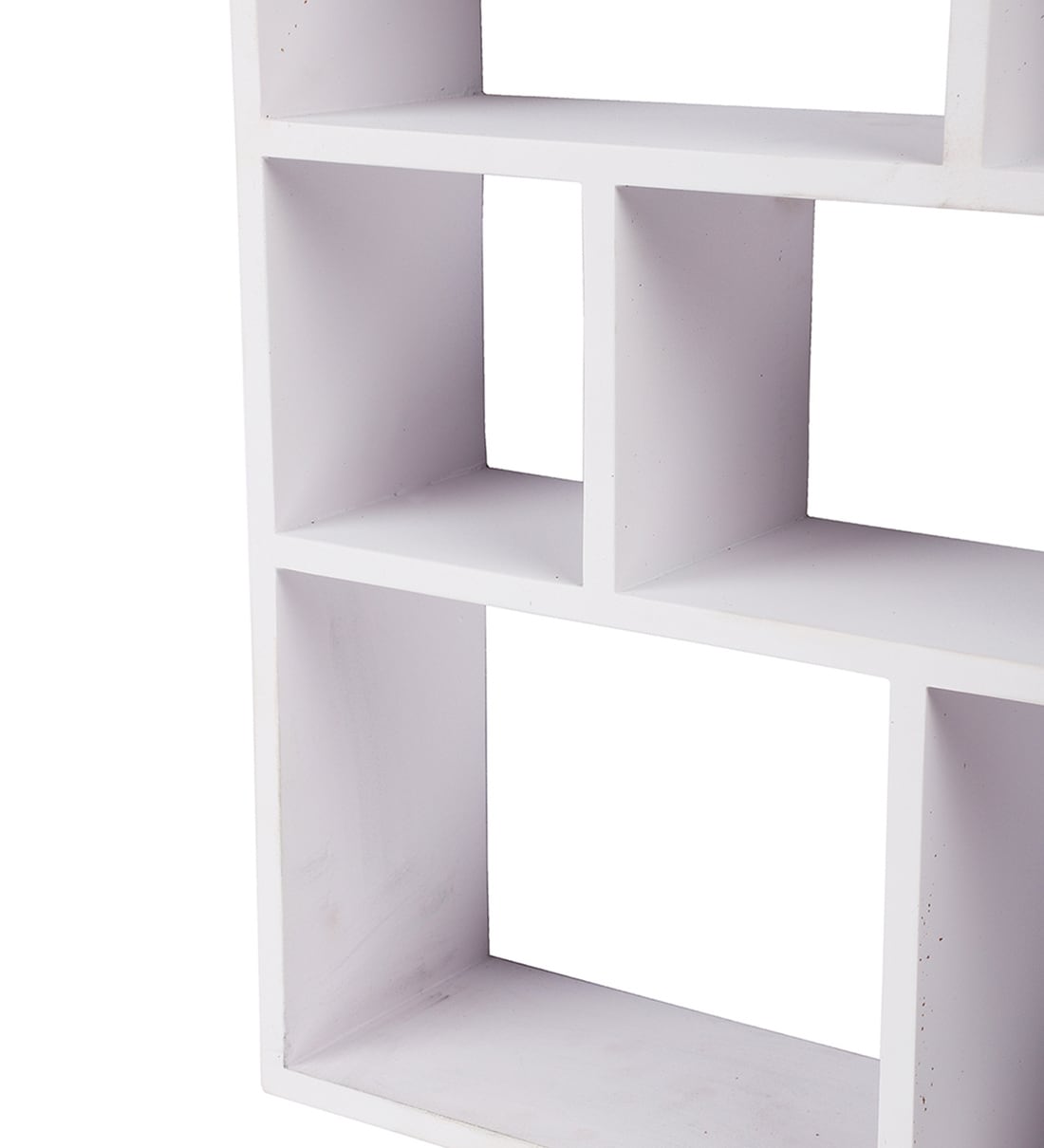 Buy Engineered Wood Wall Shelf in White Colour by Home Sparkle Online