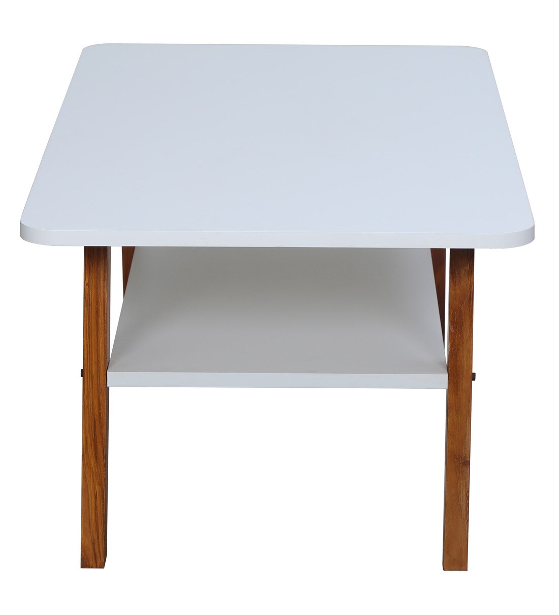 Buy Enrique Coffee Table in White Colour CasaCraft By Pepperfry