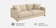 Enchant 2.0 Fabric 3 Seater Sofa In Silk Cream Colour